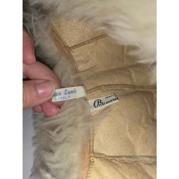 Vintage Dyed Tuscan Lamb Fur Hat and Scarf Bloomindale's Made in Italy - Picture 3 of 6